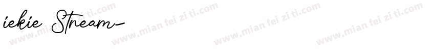 iekie Stream字体转换